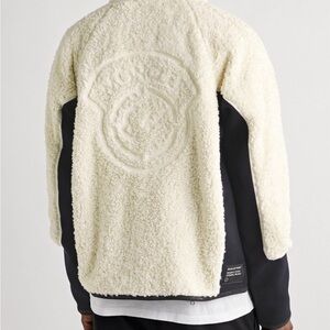 Moncler Genius - 7 Moncler Fragment Wool-Fleece and Jersey Zip-Up Cardigan